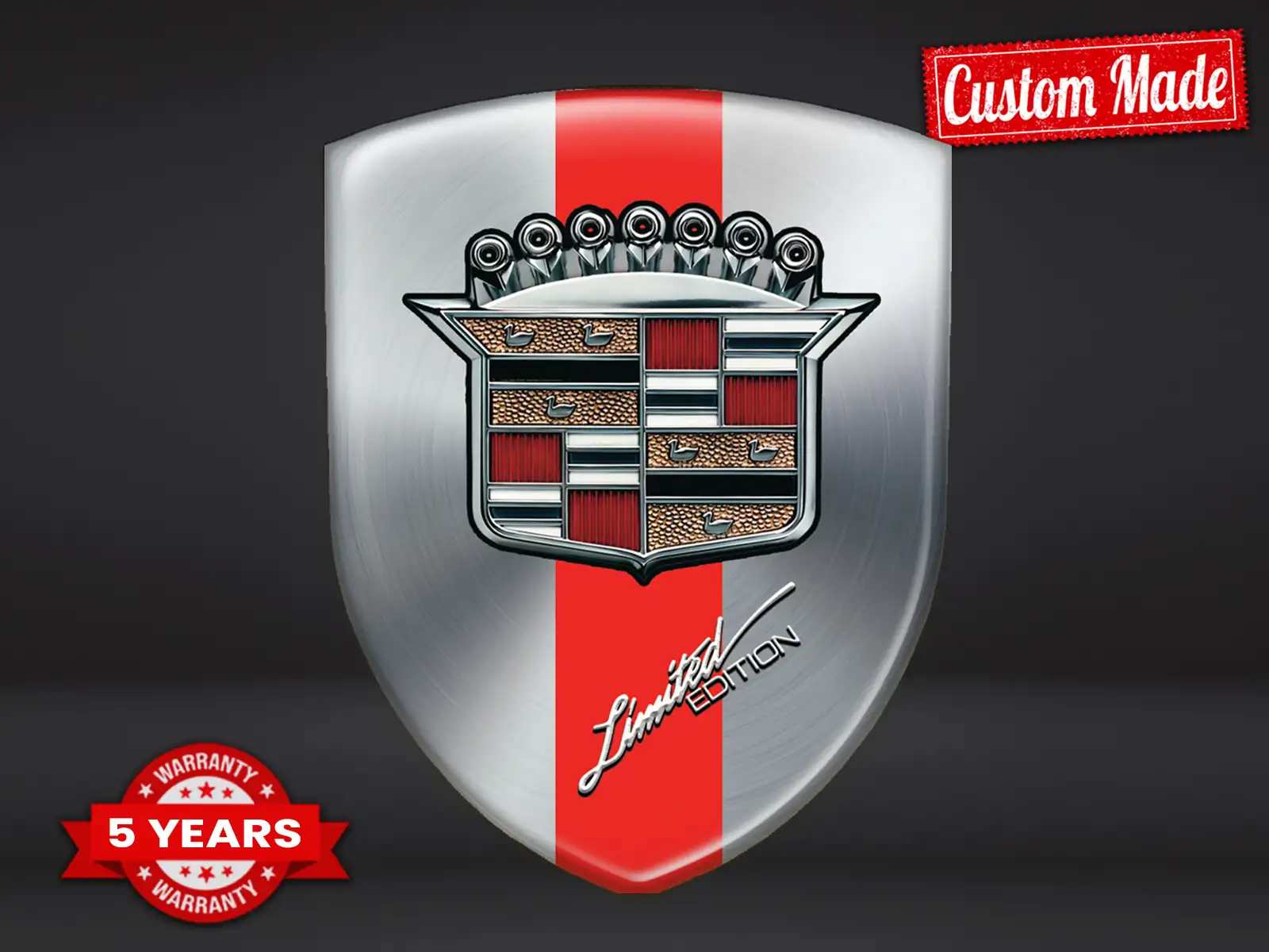 Cadillac Autocollants silicone Édition Drift Limitée Dôme Auto ST
